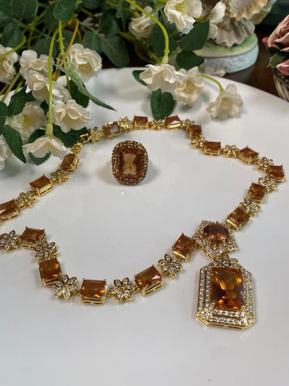 ChromaLuxe Radiance Set ring and necklace set changing 6 colours