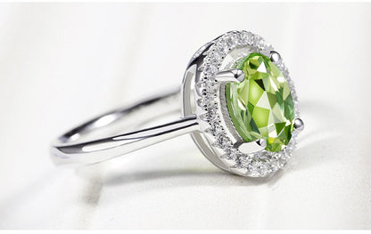 Genuine Rainbow tourmaline with zircon sterling silver rings adjustable handmade, Solitaire Ring, single circle rings, double circle rings