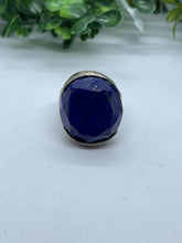 Load image into Gallery viewer, Afghan top quality genius lapis rings sterling silver handmade unique unisex rings well made
