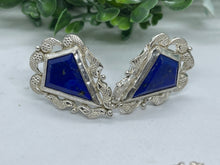 Load image into Gallery viewer, Afghan top quality genius lapis earrings sterling silver adjustable handmade matching rings 6 designs all unique

