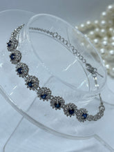 Load image into Gallery viewer, Natral Sapphire bracelet, necklace, handmade,S925, Natural Sapphire
