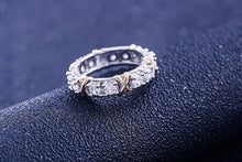 Load image into Gallery viewer, Gorgeous Womens 18K White Gold Over Solid Sterling Silver Created Ruby/Diamond/Pink Diamond Designer rings, birth stone
