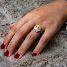 Load image into Gallery viewer, Genuine Rainbow tourmaline with zircon sterling silver rings adjustable handmade, Solitaire Ring, single circle rings, double circle rings
